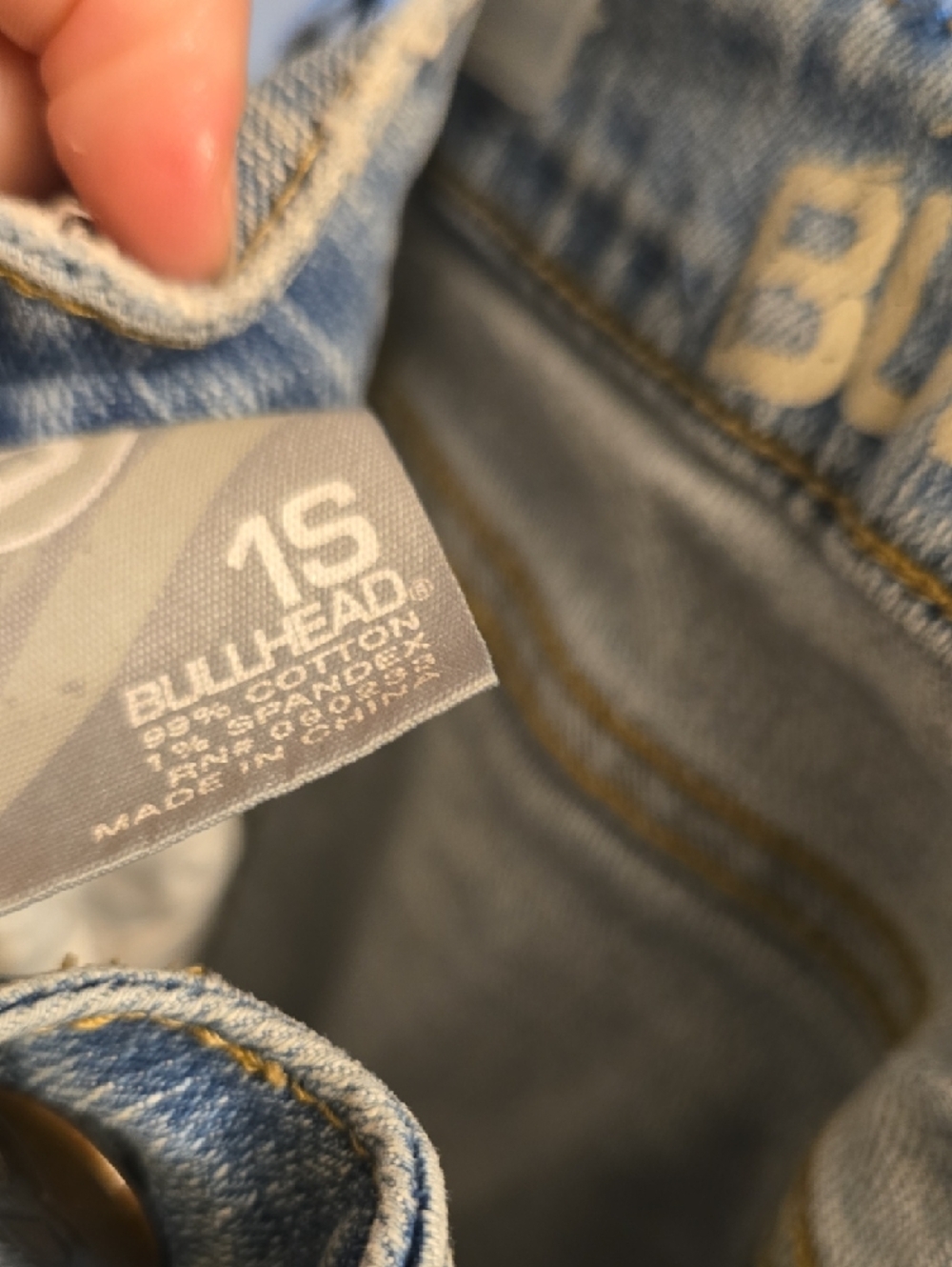 Vintage Y2K Bullhead Light Blue Ripped Flare Jeans - Picture 9 of 15